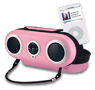Cotton Candy Colored iHome19 iPod Speakers